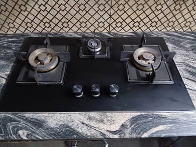 signature hob with glass top. (under warranty)