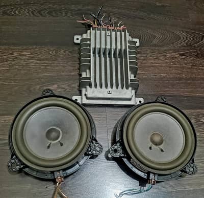 Original Bose 6 channel amplifier and 2 K series speakers