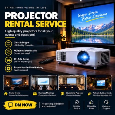 Projector Rental Service for Events & Business Meetings