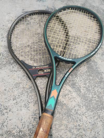 2 Dunlop Tennis Rackets for Sale – Good Condition