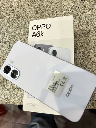 OPPO A6k only 7 days use 4 128 WhatsApp number 03497521522
