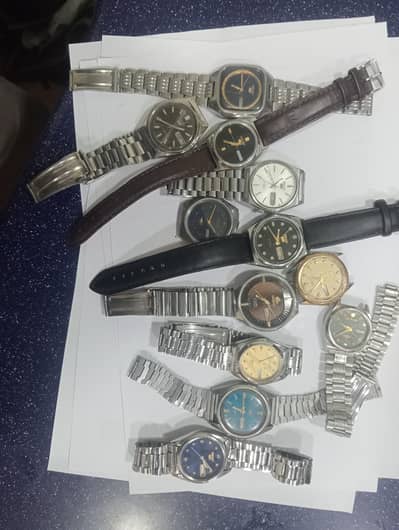 lot of Seiko Citizen Orient Automatic Japan watch for men