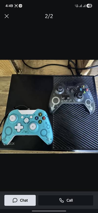 Xbox one with 2 controllers