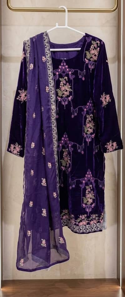 velvet 3 PC dress