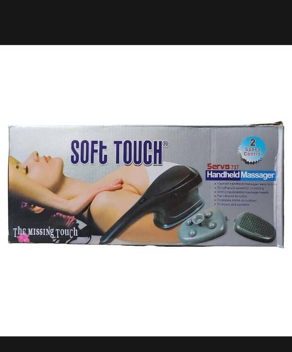 T  Multifuctional Massage Rod INFRARED Massage Machine with 2 pads