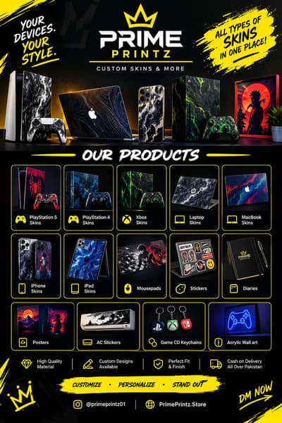 we deal in all types of gaming skin