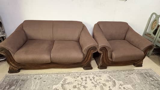 Brown/chocolate Colour Sofa Set