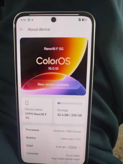 Oppo Reno16 F 5G