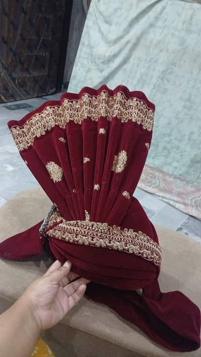 sherwani, kulla and khussa