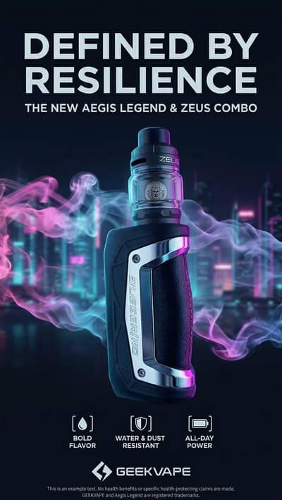 Geekvape Aegis M Series Vape – 8/10 Condition
