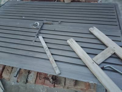 iron double door  heavy 16 Guage  with frame 5 x 7