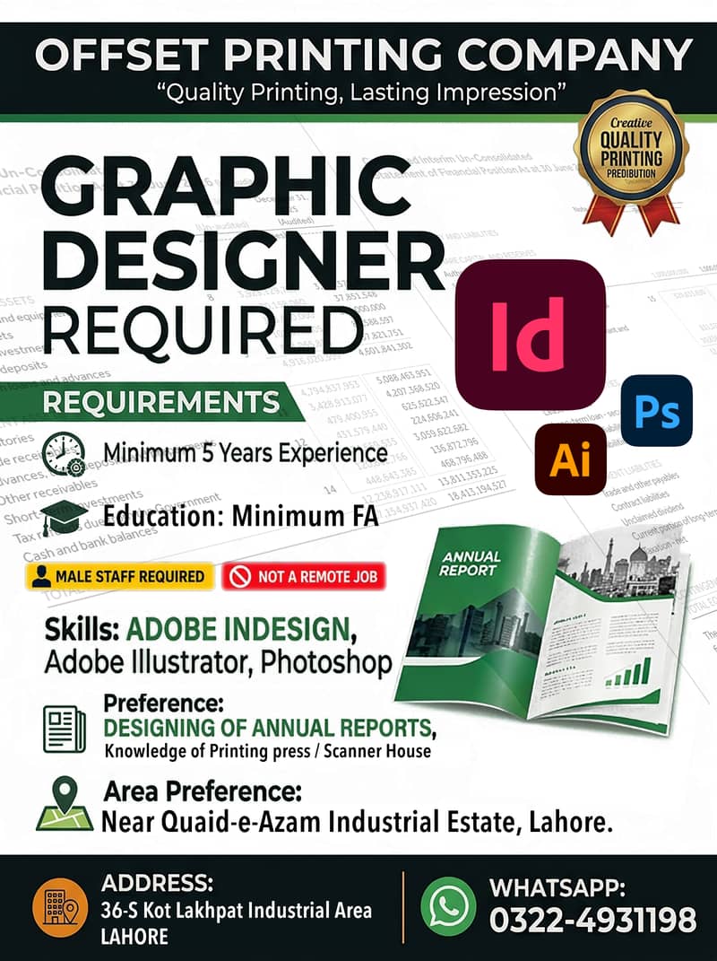Graphics Designer Required 0