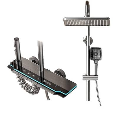 Multifunctional Piano (LED) Bathroom Shower Set