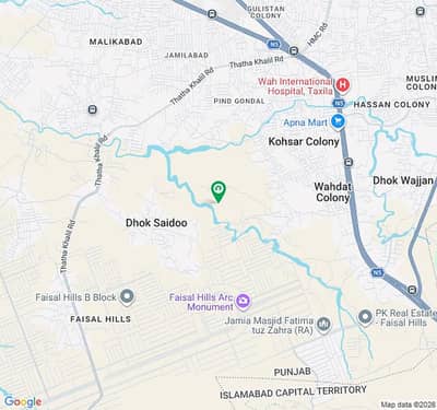 5 Marla Prime Plot for Sale in Faisal Hills Prime Block | Plot No. 555 | Possession Available