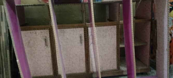 Second hand counter and Shelves