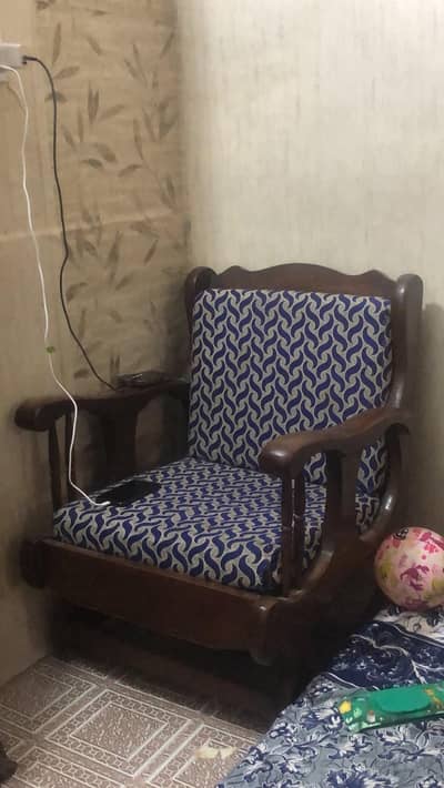 wooden sofa set