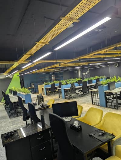 Furnished Offices For Rent [ 4 to 80 persons Seating Capacity Halls]