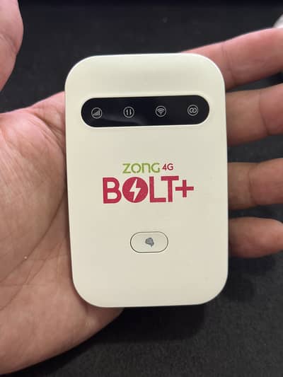 Zong 4G Bolt+ Wifi device Unlocked