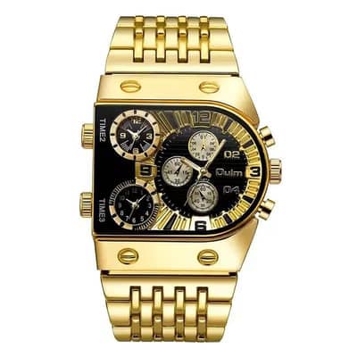 Mens Luxury Business Stainless Steel Waterpoof Watch