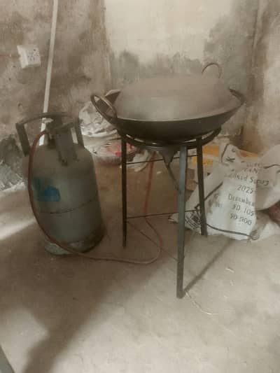 simple service tebal. 1 for stock burner medium size kadahi new