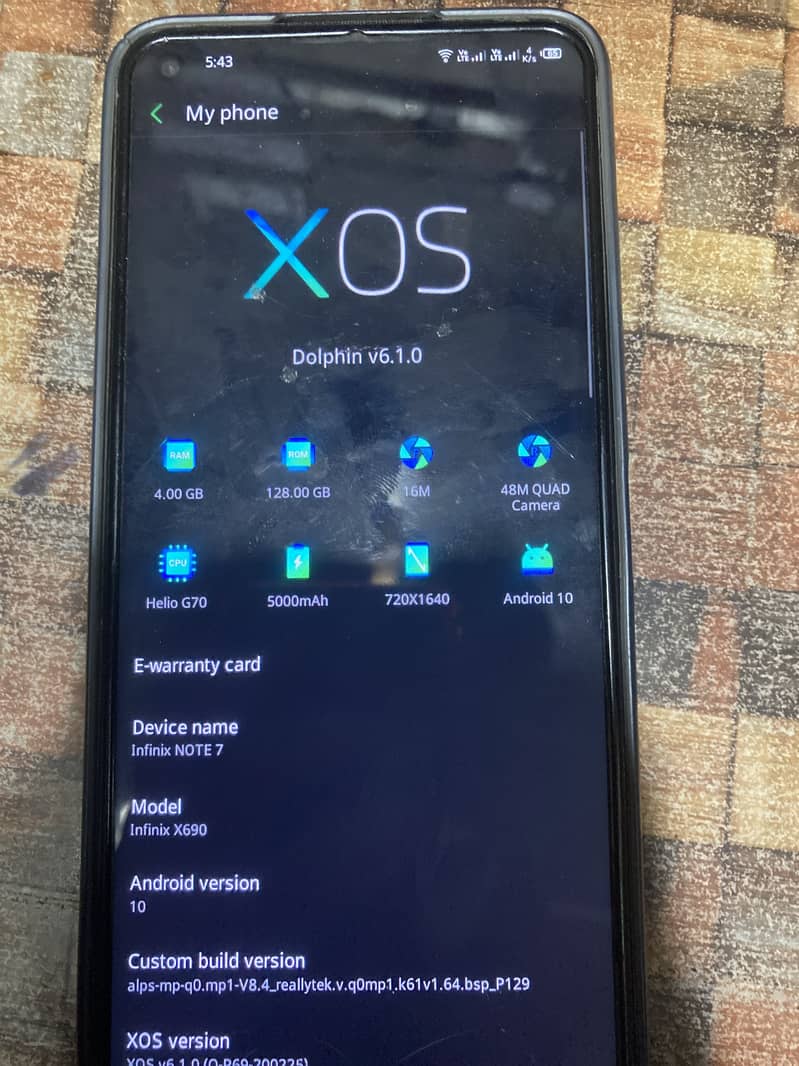 Infinix Note 7 0