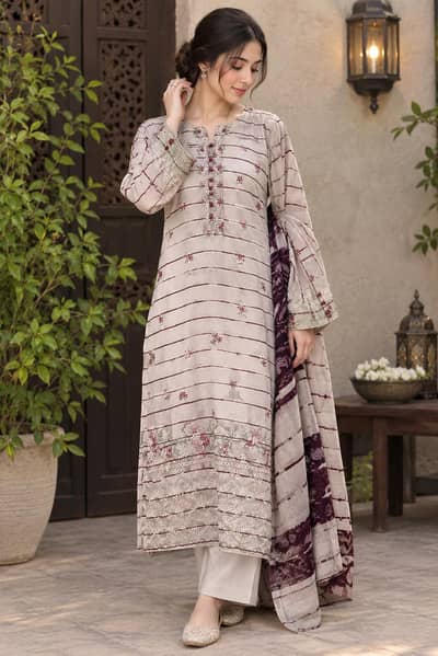 Branded winter stitched 3pc