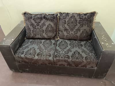 Separate cushions style sofa set
