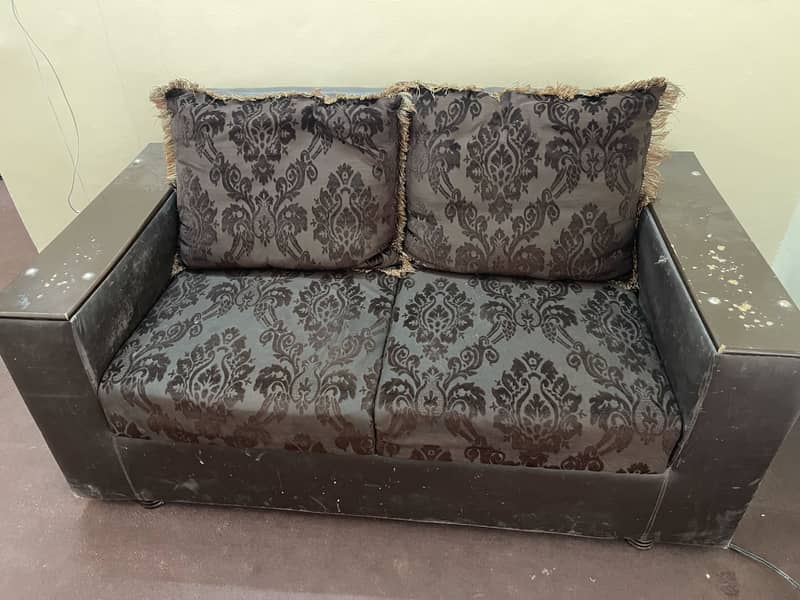 Separate cushions style sofa set 0