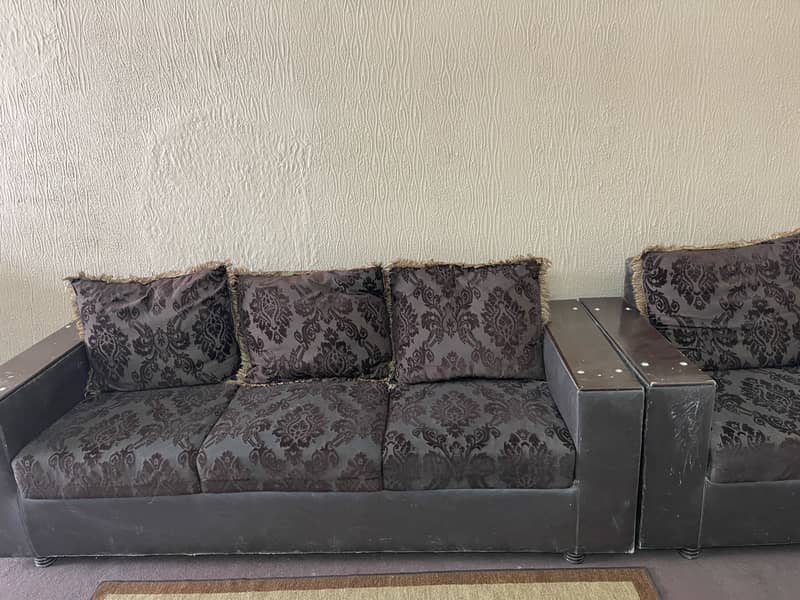 Separate cushions style sofa set 1
