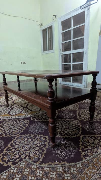 Wooden Sofa Center Table / Coffee Table / Solid Wooden Design