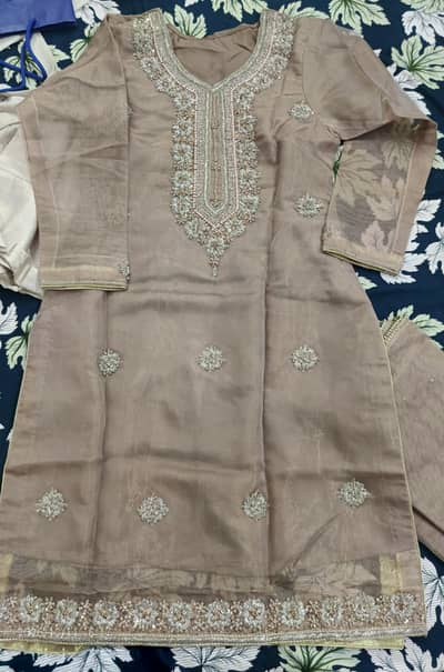 3 PC formal embroided dress