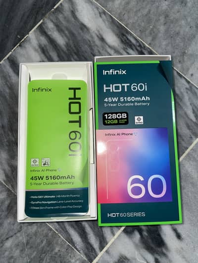 Infinix HOT 60i | 12GB (6+6) RAM / 128GB ROM | 7 Months Warranty Left