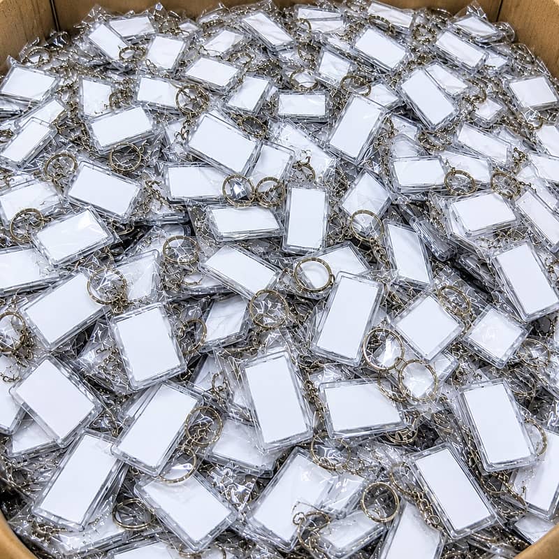 Wholesale Customized Clear Acrylic Keychain Photo Frame - Key Holder ...