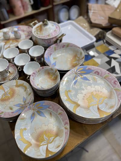 YAMASEN 52 pieces Fine Porcelain Dinner set | 52 Pieces Dinner set
