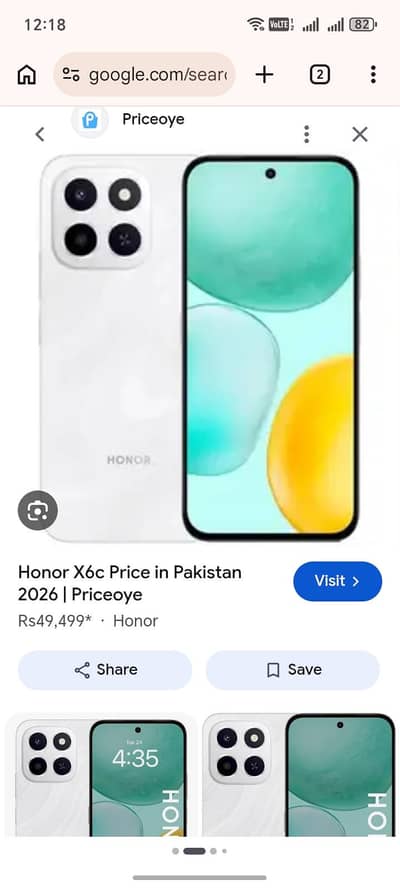 Honor x6
