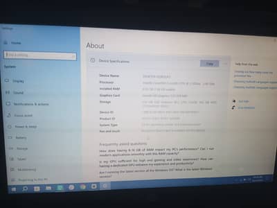 HP Core i5 6th Gen Laptop, 8GB RAM, 256GB SSD + 500GB HDD