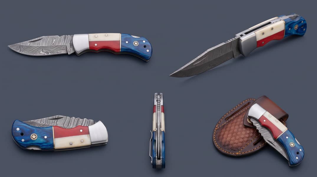 Damascus knife 5
