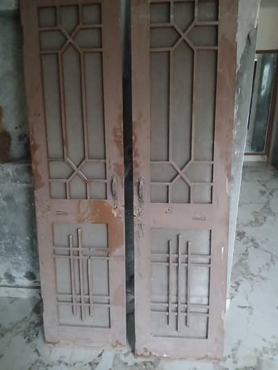 Solid Jali Doors Pair
