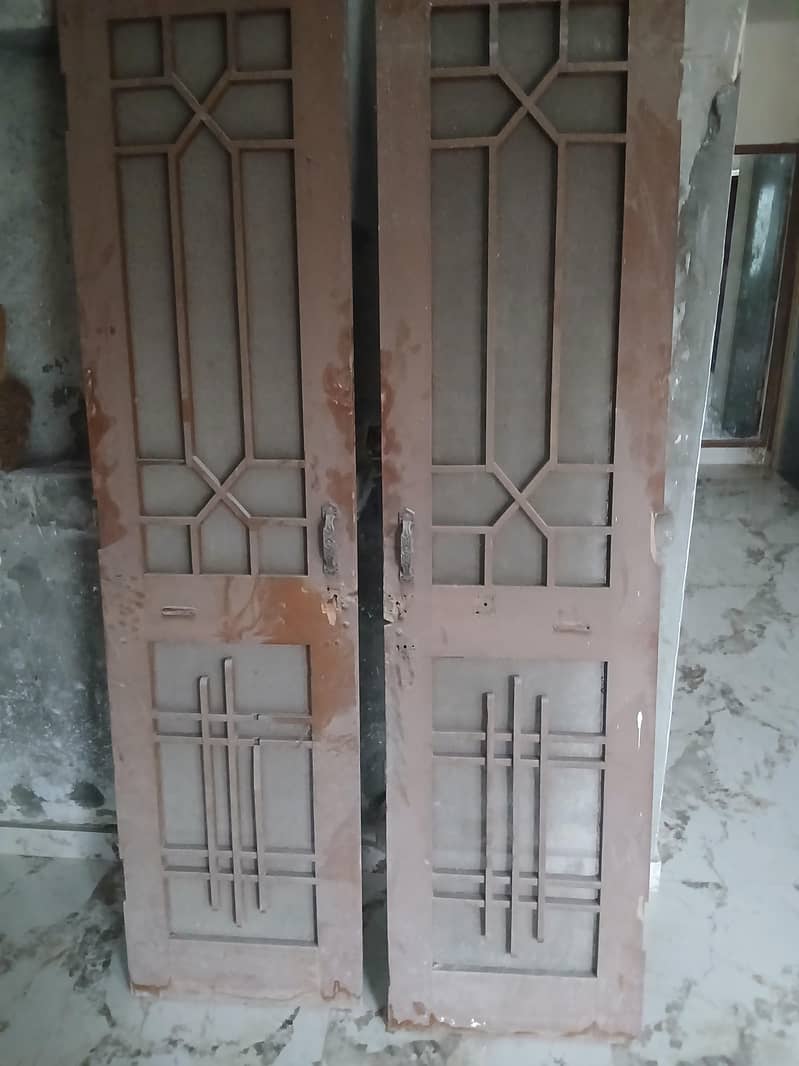 Solid Jali Doors Pair 0