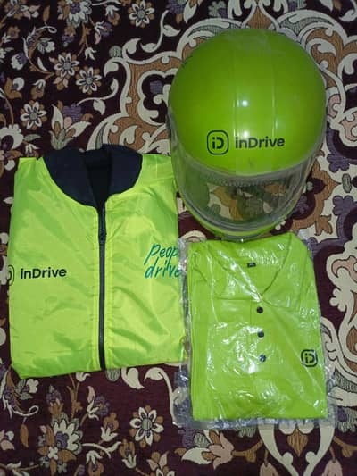 Indrive helmet, jacket & shirt for sale