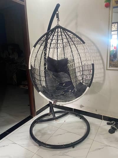 hanging swing chair full size  like new