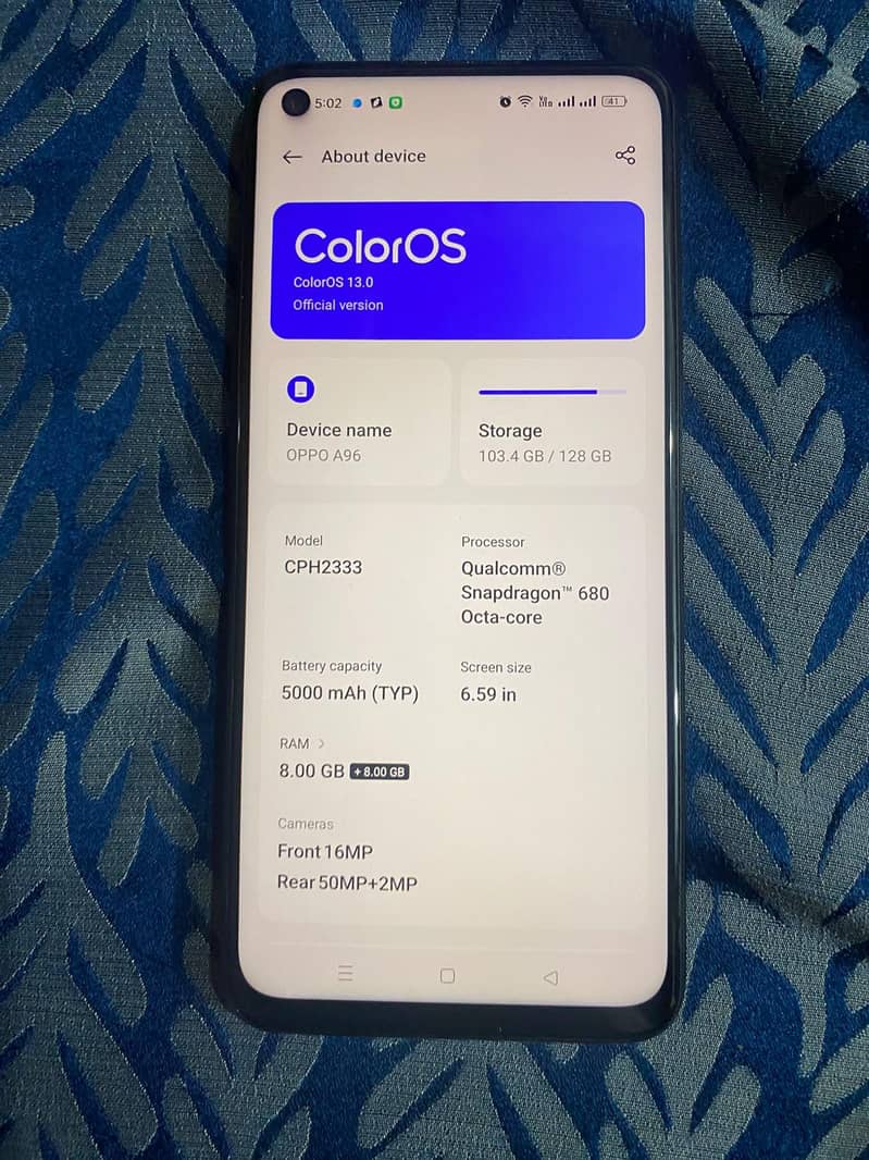 OPPO A96 6