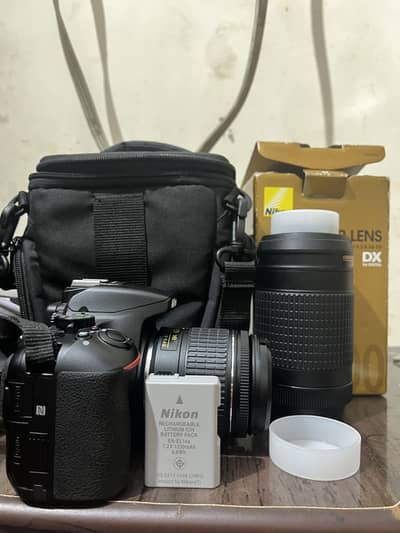 Nikon D5600 With 18-55mm lens Full kit