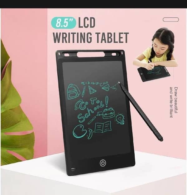 T   8.5inch Electronic LCD Writing Tablet Home Drawing Memo Pad For Kids