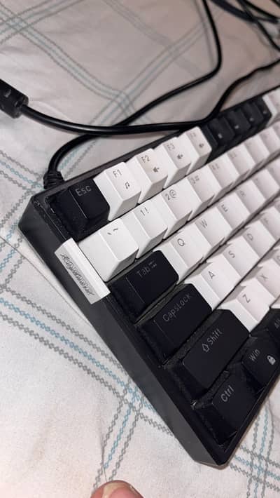 fully mechanical keyboard red keys model KL-160
