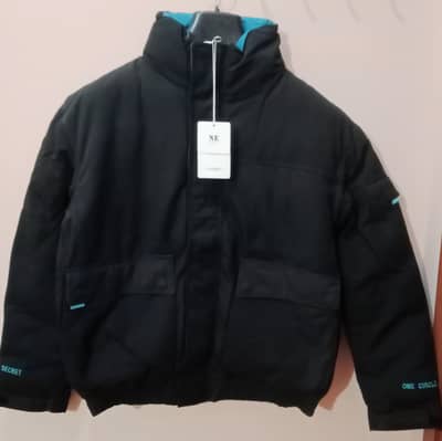 Men's Black Winter Export Full Sleeve Jacket