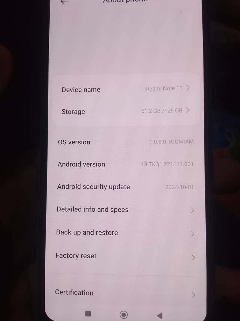 Xiaomi Redmi Note 11 5