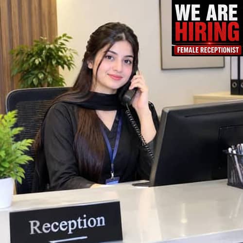 Female Receptionist/Assistant Required | Femal Staff Req | Female Jobs ...