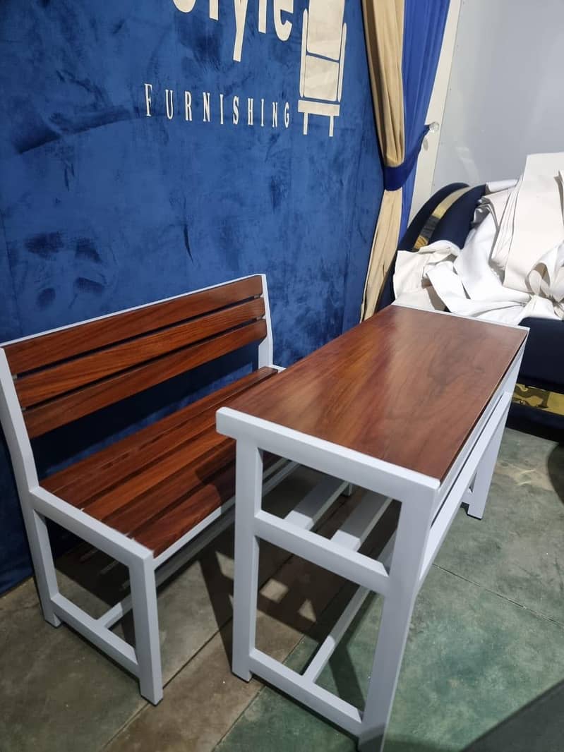 two student bench table 0