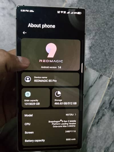 Zte nubia RedMagic 8S Pro